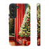 Christmas Tree in Cozy Holiday Home - Impact Resistant Phone Case Samsung Galaxy S22 Glossy